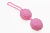 Вагинальные шарики со смещенным центром тяжести Adrien Lastic Geisha Lastic Balls BIG Pink (L), 4см