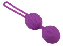 Вагинальные шарики со смещенным центром тяжести Adrien Lastic Geisha Lastic Balls Mini Violet (S), 3,4см