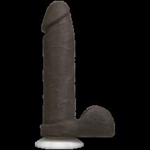 Фаллоимитатор Doc Johnson The Realistic Cock 8 inch Black ULTRASKYN, Vack-U-Lock, диаметр 5,1см