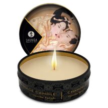 Массажная свеча Shunga Mini Massage Candle – Vanilla Fetish (30 мл) с афродизиаками