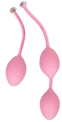 Вагинальные шарики со смещенным центром тяжести PILLOW TALK – Frisky Pink, диаметр 3,2см
