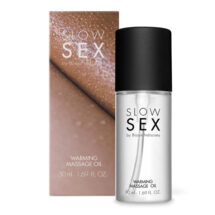Разогревающее съедобное массажное масло Slow Sex Warming Massage Oil by Bijoux Indiscrets, 50 мл